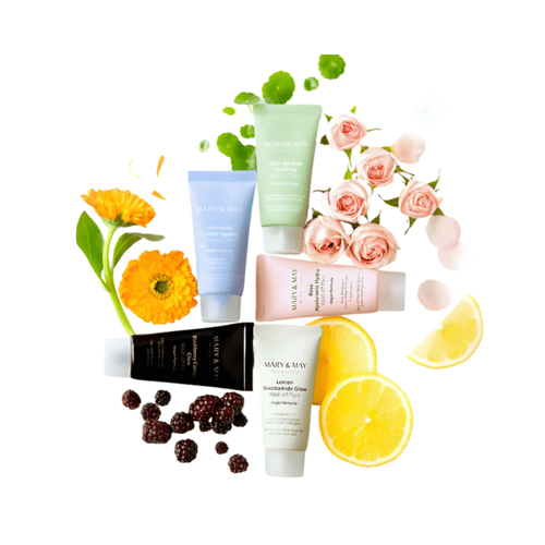 مجموعة أقنعة الوجه النباتية من ماري أند ماي 5 قطع...