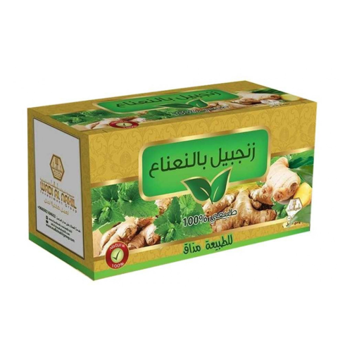 مشروب زنجبيل نعناع من وادي النحل - 30 كيس
