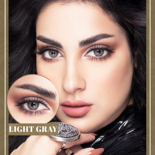 عدسات ملونة شهرية من ماي لنس - لايت جراي