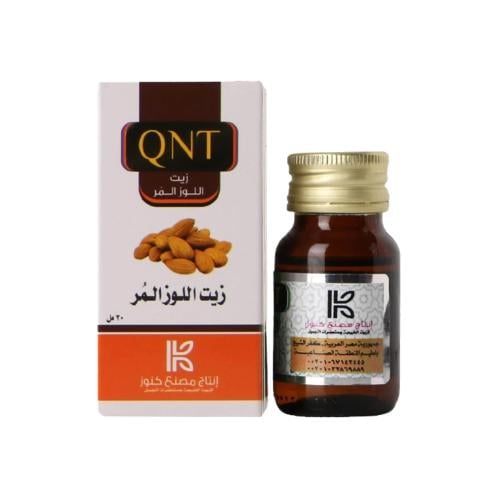 زيت اللوز المر الطبيعي من كنوز - 30 مل