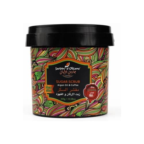 مقشر السكر بزيت الأركان والقهوة من جاردن اوليان -...
