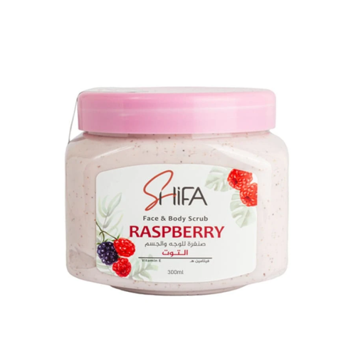 مقشر الوجه والجسم بالتوت من شفاء - 300 مل