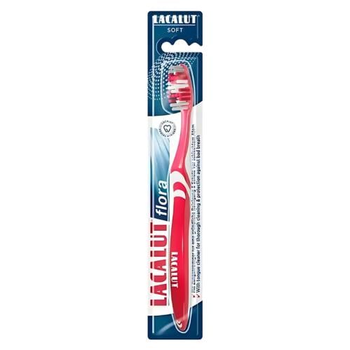 فرشاة أسنان فلورا ناعمة من لاكالوت 1 قطعة