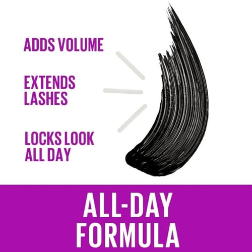 ماسكارا ذا فولسيس لاش لفت من مايبيلين - اسود