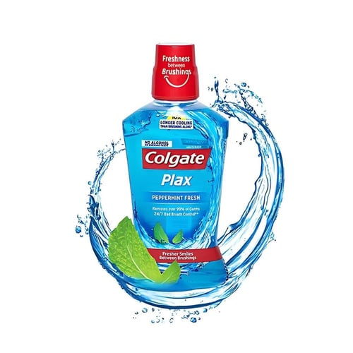 غسول للفم بالنعناع بلاكس من كولجيت - 500 مل