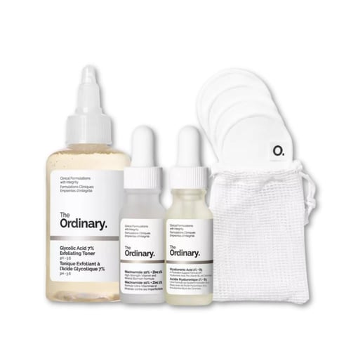 مجموعة ميني أيكونز لترطيب وتفتيح البشرة من ذا أورد...