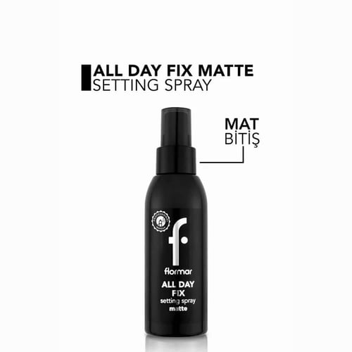 بخاخ مثبت مكياج فیکس مات من فلورمار - 125 مل