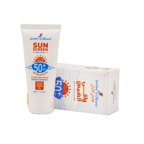كريم واقي شمس للوجه والجسم من جاردن اوليان - 50 مل
