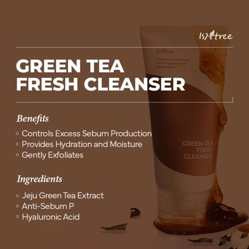 غسول البشرة بالشاي الاخضر من اسنتري - 120مل