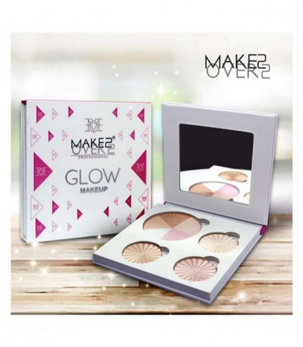 مجموعة اضاءة قلو ميك اب من ميك اوفر 22 - GM001