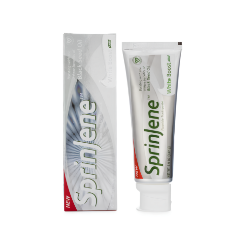 معجون للاسنان مبيض قوي بزيت حبة البركة من سبرينجين...