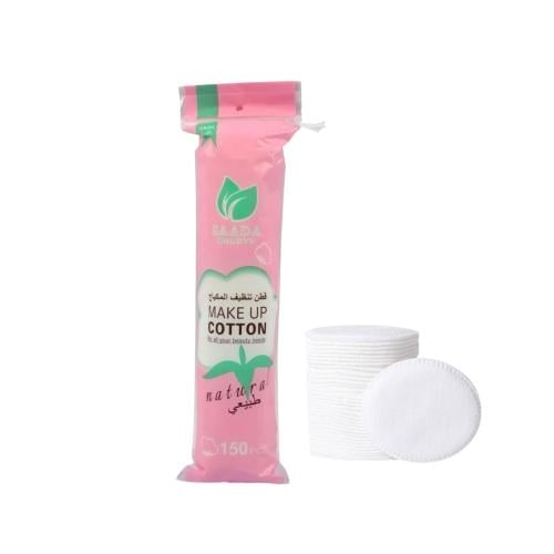 قطن تنظيف المكياج من سعادة بيوتي - 150 قطعة