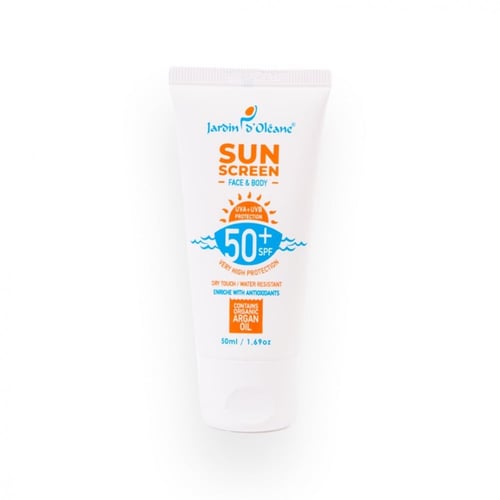 كريم واقي شمس للوجه والجسم من جاردن اوليان - 50 مل
