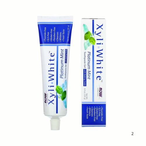 معجون أسنان بالنعناع البلاتيني من ناو 181 جم