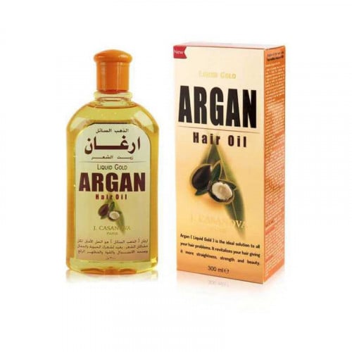 زيت شعر الذهب السائل ارغان من كازانوفا 300 مل
