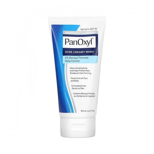 غسول كريمي لحب الشباب بنزويل بيروكسيد 4٪ من بانوكس...