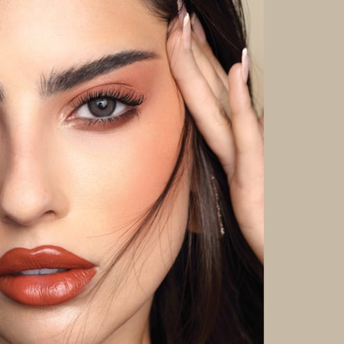 عدسات لاصقة اللون اليومية من ذهب - 33ناتشورال جراي