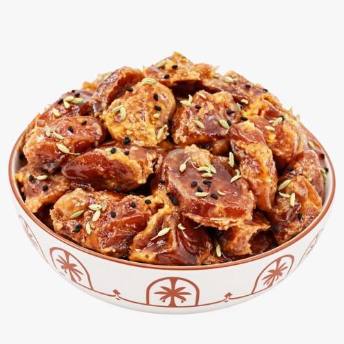 Crushed Khalas dates with black cumin and fennel