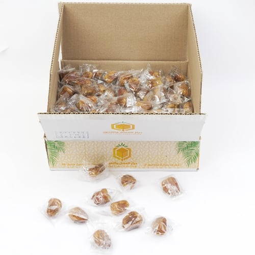 بكج خمس بوكسات من تمر السكري ب النوى مغلفة فردياً...