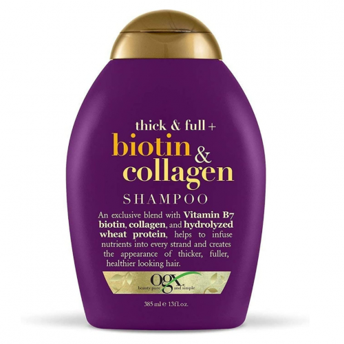 شامبو البيوتين والكولاجين من او جي اكس 384 ml