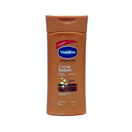 لوشن الجسم بالكاكاو من فازلين 200 مل