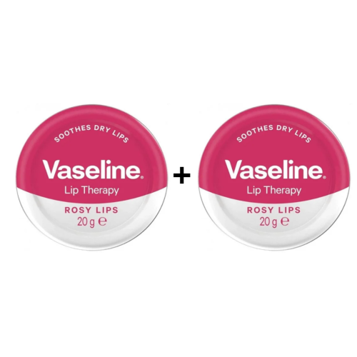 مرطب شفايف فازلين لترطيب وتوريد الشفاه 1+1