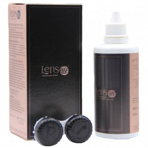 محلول عدسات لاصقة منظف ومعقم للعدسات من (Lens Me)...