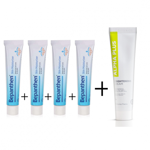 مجموعة تفتيح البشره - 4 كريم بيبانثين و كريم الفا...