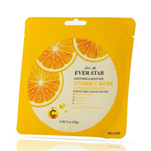 قناع وجه بخلاصة الفيتامين سي من ايفر ستار - 25جرام