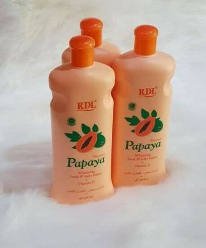 لوشن لتفتيح بشرة اليد والجسم بالبابايا من ار دي ال...