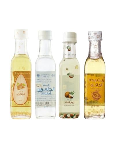 مجموعة الترطيب - بزيت الجلسرين + جوز الهند + زيت ز...