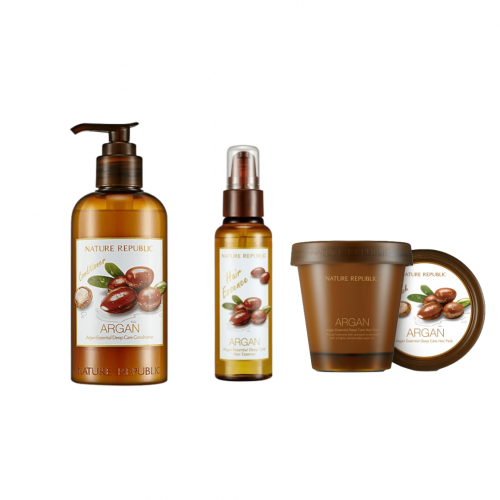 مجموعة شامبو و ماسك و زيت الارغان من نيتشر ريببلك