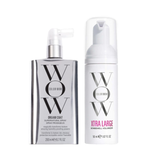 مجموعة لتكثيف ومقاومة تجعد الشعر من كولور واو