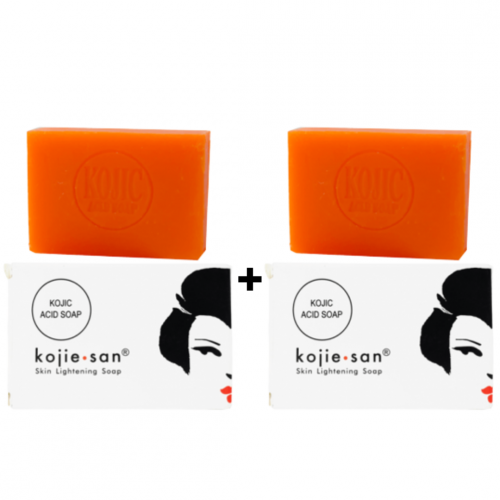 صابونة تفتيح الوجه كوجيك اسيد من كوجي سان 1+1