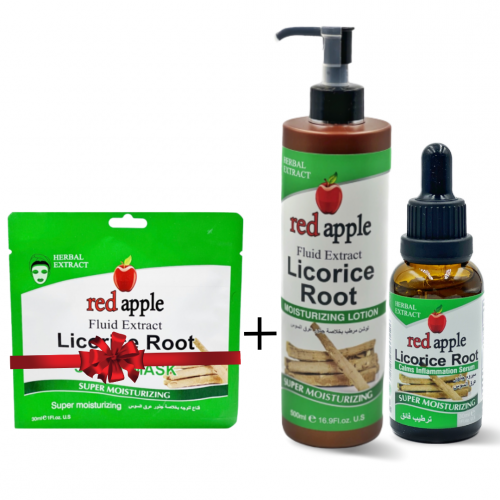 مجموعة العناية بالبشرة بعرق السوس سيروم عرق السوس...