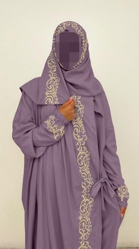 4 شراشف صلاة لافندر مرد ( ذهبي )