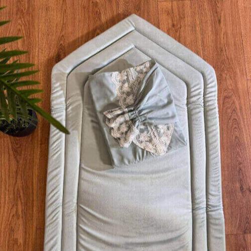 طقم صلاة دانتيل اسفنج - سحاب ( ألوان متعددة )