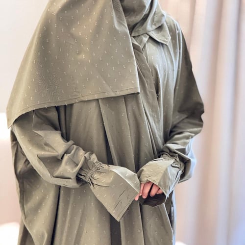 شرشف صلاة مرد منقط ( اخضر غامق )