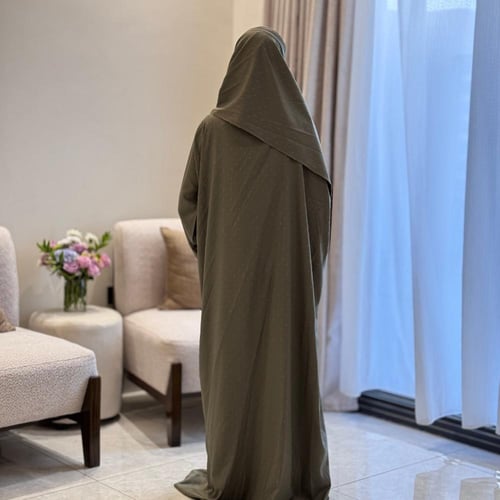 شرشف صلاة مرد منقط ( اخضر غامق )