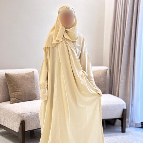 شرشف صلاة منقط مرد ( بيج )