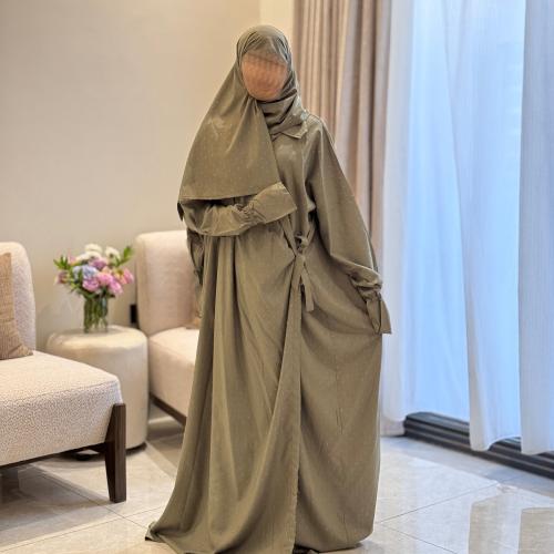 شرشف صلاة مرد منقط ( اخضر غامق )