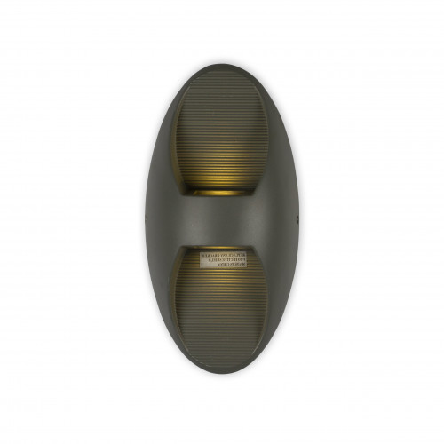 وحدة انارة حائطيه خارجيه لون اسود LED 2*3 W - IP65...