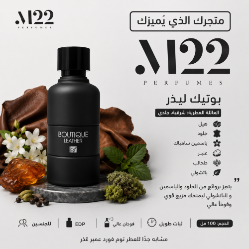 عطر بوتيك ليذر 100 مل