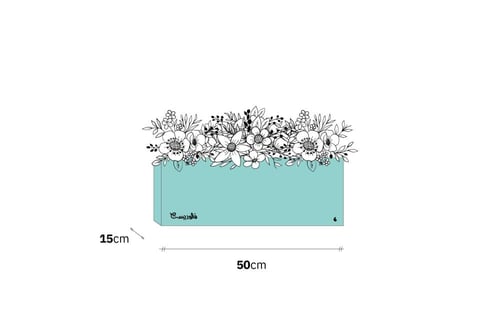 بوكس ورد فاصلة فرحتنا فرحتكم - أصفر
