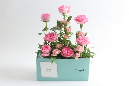 بوكس ورد فاصلة تحلّت باللطافة