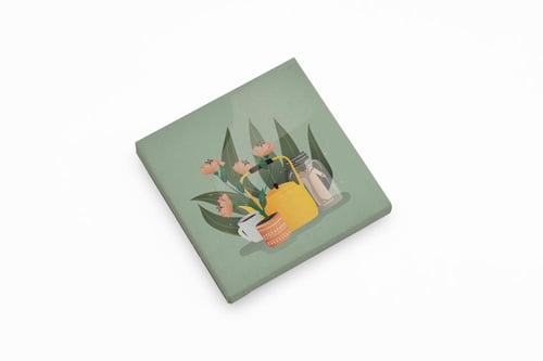 لوحة براد الشاي