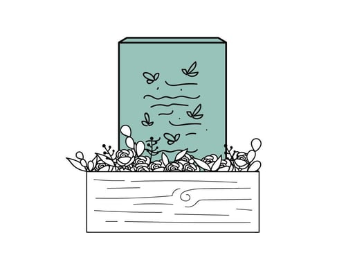 لوحة تراكمت لتمطر