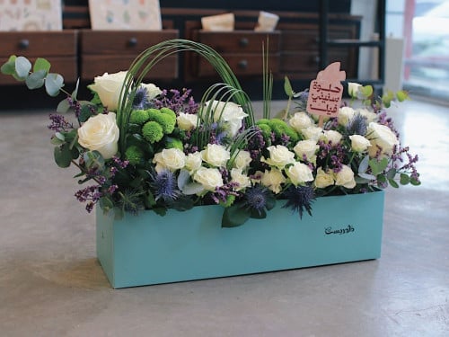 بوكس ورد فاصلة حلوة سنيني فيك