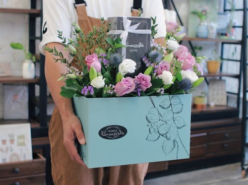 بوكس ورد فاصلة البنفسج