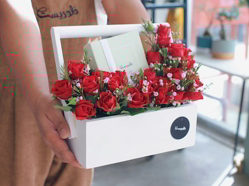 بوكس ورد فاصلة لهفة